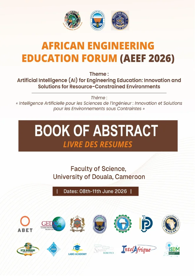 Cover of the AEEF 2026 Book of Abstracts